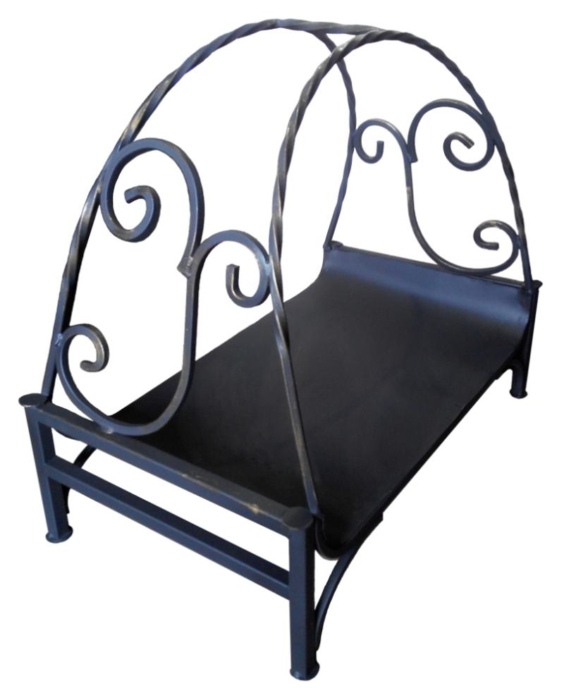 Дровница Везувий D260 black