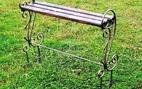 Кованая ритуальная скамейка РСК-102